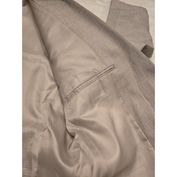 Men’s Coofandy Blazer Size Medium Tan 2 Button Pockets - Picture 11 of 13